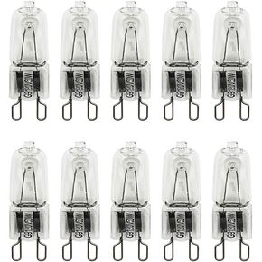 لمبة هالوجين Vstar® G9، قاعدة هالوجين G9 بقدرة 50 وات 120 فولت، 2700 كلفن، قابلة لتعديل الضوء، عبوة من 10 قطع in Kuwait