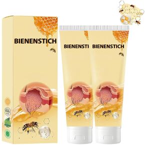 Bee Venom Treatment Cream, 2024 Professional New Bee Venom Repair Cream, Hydrating Moisturizing Treatment Cream for Men and Women, 1Fl Oz (2Pcs)