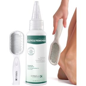 Gorgellux Callus Remover Gel, Callus Remover for Feet, Foot Callus Remover Gel Set for Dead Skin, Salon Pedicure Spa Kit, Callus Remover for Feet Gel, Quickly and Effortless Remove, 2PCS