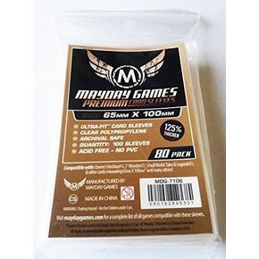 Set of 3 MayDay Games - 80 Premium 7 Wonders Sleeves 65x100mm