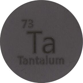 قرص معدني من التنتالوم (Ta) مقاس 24.26 مم للتجميع أو التجارب in Kuwait