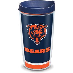 كوب Tervis ذو الجدران الثلاثية NFL Chicago Bears المعزول يحافظ على المشروبات باردة وساخنة، 30oz - الفولاذ المقاوم للصدأ، Touchdown in Kuwait