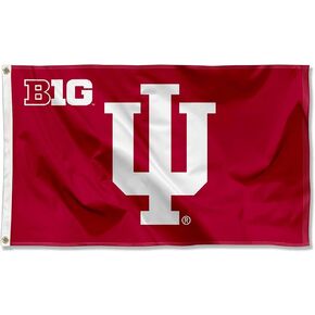 Indiana Hoosiers Big 10 3x5 Flag