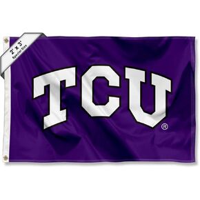 Texas Christian Horned Frogs Small 2x3 Foot Flag