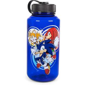 Just Funky Sonic the Hedgehoge 32 oz Sonic, Tails and Knuckles Bottle