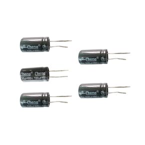 120uF 400V 18X30 +/-20% -40 to +105°C 5 PCS Aluminum Electrolytic Capacitor