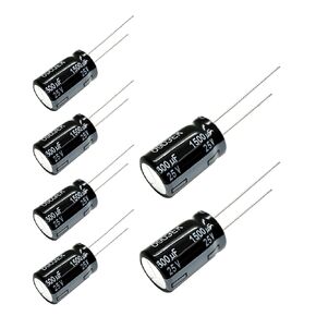 Replacement for 6 pcs Panasonic FR Series Capacitors 25V 1500uf Ultra Low ESR