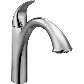 Moen 7545C Camerist One-Handle Pullout Kitchen Faucet Featuring Power Clean and Reflex, Chrome