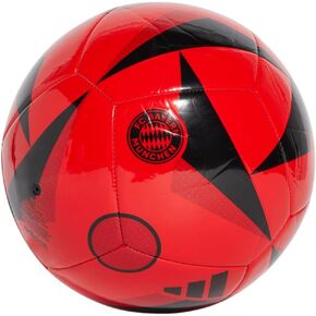 كرة قدم adidas Home Club Fan - أظهر دعمك بغطاء TPU بنسبة 100%، ومثانة بوتيل، وشعار مطبوع للفريق، مقاس 5 (بايرن، أرسنال، ريال مدريد، مانشستر يونايتد، يوفنتوس)