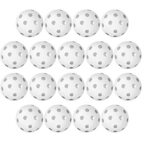 Coopay 18/36 Pack Baseball Practice Baseballs Plastic Hollow Soft Balls for Hitting, Baseball Training Indoor Outdoor Use