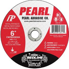 Redline SlimCut Thin Cut-Off Wheel 4-1/2 X .045 X 7/8 A46 T-1, Pack of 25