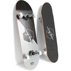 31"x8" Skateboard for Adults Teens Youths Kids Beginners, 8 Layer Canadian Maple Double Kick Deck Concave Fit for Skateboarding, Cruising, Carving, Tricks (with T Tool) in Saudi Arabia