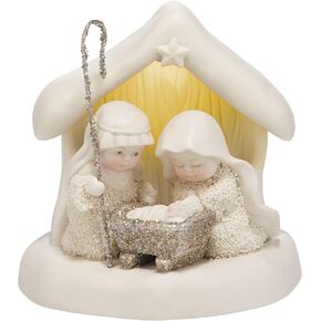 Department 56 Snowbabies “Beneath the Christmas Star" Porcelain Figurine, 4.7"