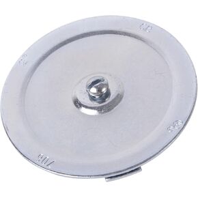 Gardner Bender KO703 Metal Knockout Seal, 1 Inch Conduit Size, Marked Size, Rust-Proof Galvanized Steel, 16 AWG Steel, ⅜ Inch Thread, Embossed - Self Centering, For Knockout Punch / Die Conduit, Cover, 25 Pk.