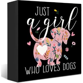 Chickens Decor Office Desk Decor Black Wooden Box Sign,Chickens Decorations for the Home,Chickens Accessories,Gift for Chickens Lovers,Just A Girl Who Loves Chickens