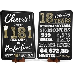 لافتة زينة التقاعد للنساء والرجال، هدايا ملصق تقاعد أكريليك مع حامل، لوازم تزيين حفلات التقاعد السعيدة على الطاولة، ذهبي أسود، عبوتان in Kuwait