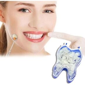 Generic ""Teeth Beauty Solution | Convenient and Portable | for Upper Teeth, Repairing Broken Teeth, Bright Smiles | Teeth Reshaping & Temporary Fix"", White
