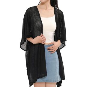 MELIFLUOS DESIGNED IN SPAIN Women's Beach Cover Up Swimsuit Kimono Pareo Sarong Beach Wear Dress for Summer