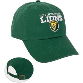 Desert Cactus Southeastern Louisiana University Baseball Hat SLU Lions Brimmed Embroirderd Hats Cap Adjustable Cloth Strap Adult (Style A)