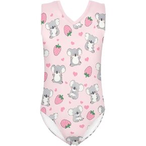 Swimsuits for Girls 3-14 Summer Kids Bathing Suits Gymnastics Leotards One Piece Swimwear