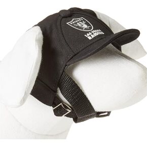 Littlearth Unisex-Adult NFL Las Vegas Raiders Pet Baseball Hat, Team Color, X-Large