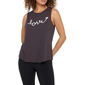 Spiritual Gangster Women's Love Script Jade Muscle Tank