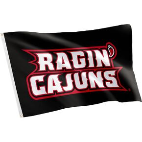 Desert Cactus University of Louisiana at Lafayette Flag Ragin Cajuns Flag Banners 100% Polyester Indoor Outdoor 3x5 feet Flags (Style 1)