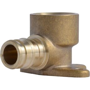 SharkBite 1/2 x 1/2 Inch Expansion FNPT 90 Degree Drop Ear Elbow for PEX-A Pipe, Brass Plumbing Fittings, Female Elbow Fitting for PEX-A Tubing, UAB334LFA