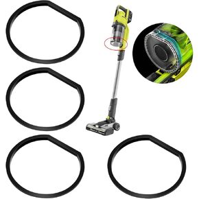 4 Pcs Replacement Vacuum Canister Gasket Compatible with Ryobin 18v Stick Vaccum Dust Bin Lid,Compatible with Models: PCL720, PBLSV716, PBLSV717- Easy-to-Install Seal for Improved Dust Containment