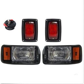 Club Car DS Light Kit for 1993-UP Golf Cart Factory style I OEM Basic Headlight & Taillight Kit with wires