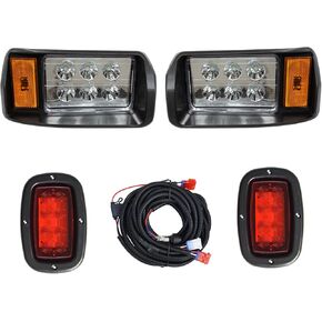 Golf Cart LED Headlight Taillight for Club Car Headlights for DS 1993-up Models 12 Volt Club Car DS LED Light Kit OEM 101988001 101988002
