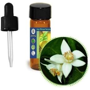 3.7ml (1/8oz) Neroli (Citrus Aurantium, Orange Blossom) Essential Oil - 100% Pure, Undiluted, Uncut for Skin Care, Aromatherapy, Massage