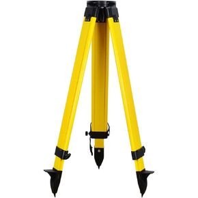 Takamine Telescopic Leg Tripod Instrument, Heavy Duty Aluminum Surveying Tripod for Surveying Construction with 5/8 Inch 11 Thread Flat Head for Total Station, Theodolite, Automatic Level-TK1016