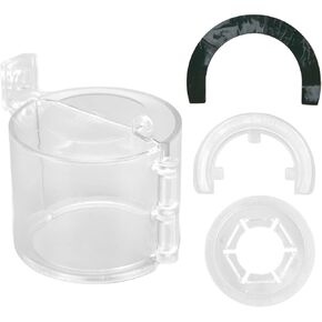 Push Button Switch Guard Case Transparent Wear Resistant Impact Resistant Emergency Stop Switch 22mm/0.87in for Industry