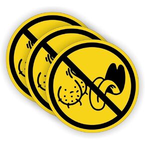 3 pieces SET | No Ball Lickers | Hard Hat Sticker | Decal | Helmet Label Rude Funny