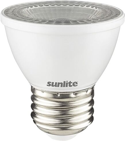 SUNLITE 80142 LED PAR16 Short Neck Recessed Spotlight Bulb 7 Watt, (60W Halogen Replacement), 500 Lumens, Medium (E26) Base, Dimmable, ETL Listed, 1 Count (Pack of 1), 2700K Warm White in Saudi Arabia
