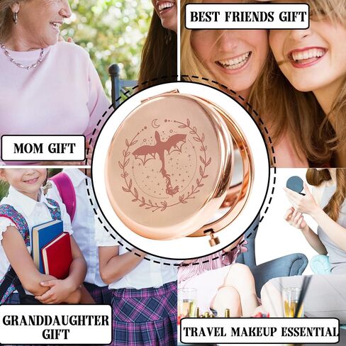 CMNIM Acotar Velaris Merch Gift The 13 Inspired Mirror Throne Glass Series Fan Gift City of Starlight Gift for Bookworm (The 13 Inspired Mirror) in Saudi Arabia