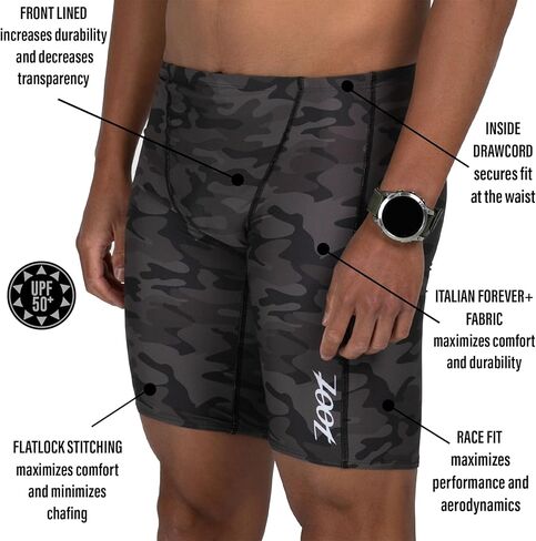 بدلة السباحة Zoot Men's LTD Swim Jammers، بدلة السباحة Pro Race Endurance Athletic Tri لسباقات التحمل والتدريب، قماش بعامل حماية من الأشعة فوق البنفسجية 50+ in Kuwait