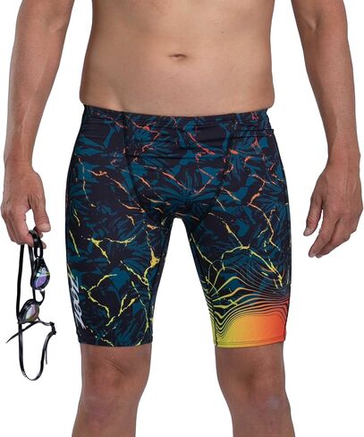 بدلة السباحة Zoot Men's LTD Swim Jammers، بدلة السباحة Pro Race Endurance Athletic Tri لسباقات التحمل والتدريب، قماش بعامل حماية من الأشعة فوق البنفسجية 50+ in Saudi Arabia
