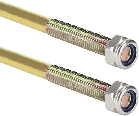 10L0L Golf Cart Zinc Plated Battery Hold Down Rod 12.5" J-Bolt &Nut for Yamaha G29 Drive Electric Models Replace OEM# JW2-H2133-00-00 (2 Packs) in Saudi Arabia