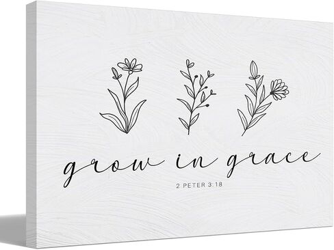 BIWSHA Spring Decor,In a Field Full of Roses She Is a Wildflower Wall Print,Inspirational Wall Art,Girls Bedroom Girl Nursery Decor,Wall Canvas Art Decor for Baby Room Living Room 14x11 Inch in Saudi Arabia