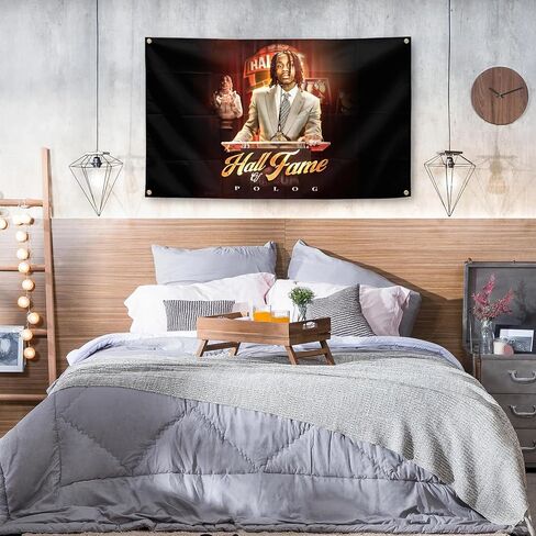 Generic Rapper Polo Music Album Cover Black G Tapestries 3×5FT Gym Bedroom Study Wall Decoration, Colourful in Saudi Arabia