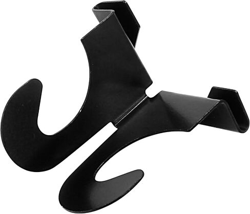 Stainless Steel Drop Ceiling Hooks, 10Pcs 2" Metal Ceiling Hanger T-Bar Track Clip for Hanging Plants Decorations, Black in Saudi Arabia