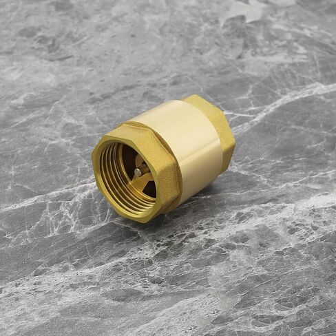 1 Inch Check Valve Brass Vertical Check Valve Non Return Check Valve Check Control Valve for Pump Fountain Washing Machine Garden Rain Butts Barrel in Saudi Arabia