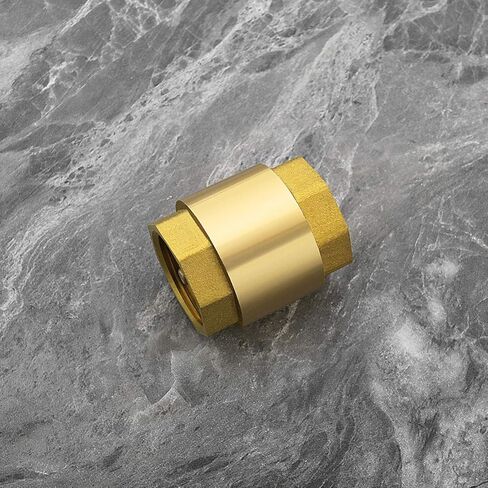 1 Inch Check Valve Brass Vertical Check Valve Non Return Check Valve Check Control Valve for Pump Fountain Washing Machine Garden Rain Butts Barrel in Saudi Arabia