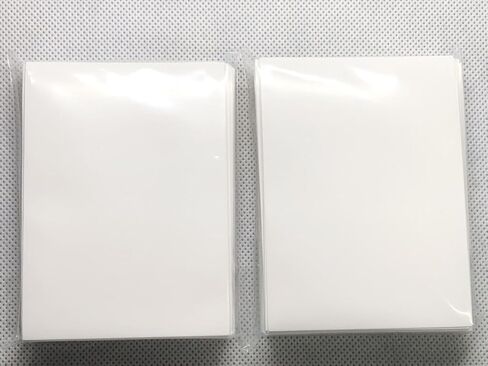 White Gloss Card Sleeves for MTG, 600 Pieces Perfect Fit Standard Card Sleeves for Trading Card Sports Cards Baseball Cards TCG Magic, Card Protector for Mini Photo, Sturdy and Nice Shuffling in Kuwait