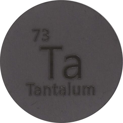 قرص معدني من التنتالوم (Ta) مقاس 24.26 مم للتجميع أو التجارب in Kuwait