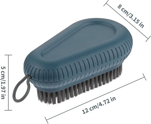Sibba Laundry Brush, Soft Scrub Brush, Clothes Shoes Cleaning Brush, Easy to Grip Household Cleaning Brushes Tool for Bathtubs with Countertops in Saudi Arabia
