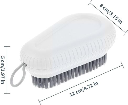 Sibba Laundry Brush, Soft Scrub Brush, Clothes Shoes Cleaning Brush, Easy to Grip Household Cleaning Brushes Tool for Bathtubs with Countertops in Saudi Arabia
