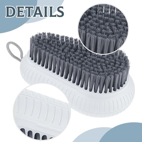 Sibba Laundry Brush, Soft Scrub Brush, Clothes Shoes Cleaning Brush, Easy to Grip Household Cleaning Brushes Tool for Bathtubs with Countertops in Saudi Arabia